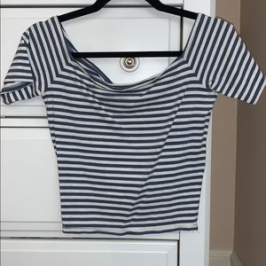 Off The Shoulder A&F Top